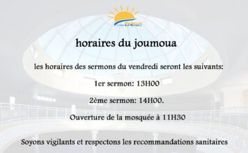 Vendredi changements d’horaires